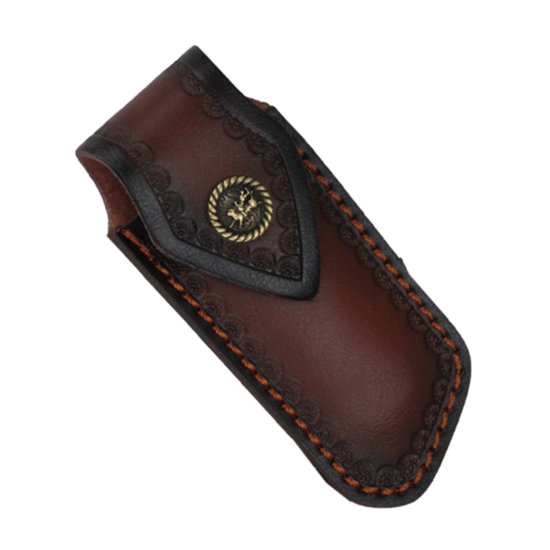 Edc Everyday Carry Knives - Fashion Leather Knife Covers Folding Knife