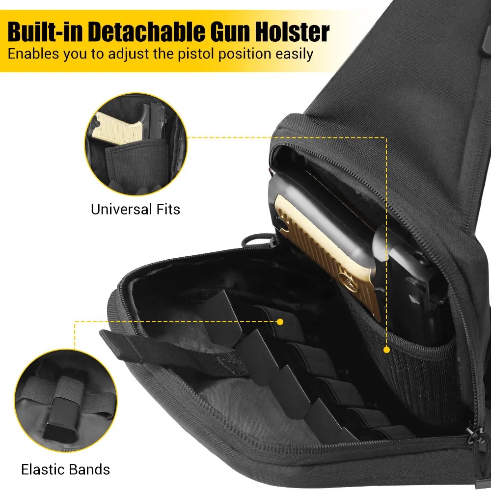 Concealed Carry Chest Gun Bag  - Edc Carry Pistols recension och pris