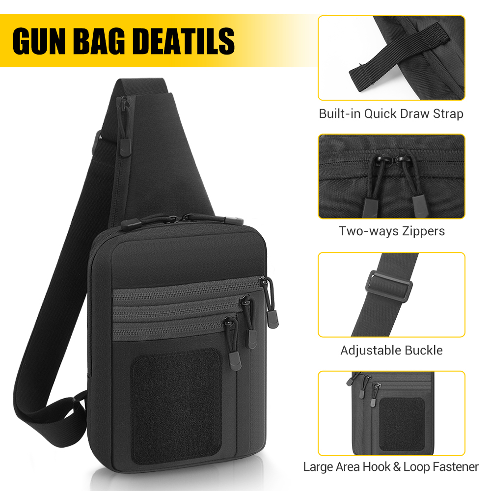 Tactical Pistol Gun Bag Concea - Edc Carry Pistols recension och pris