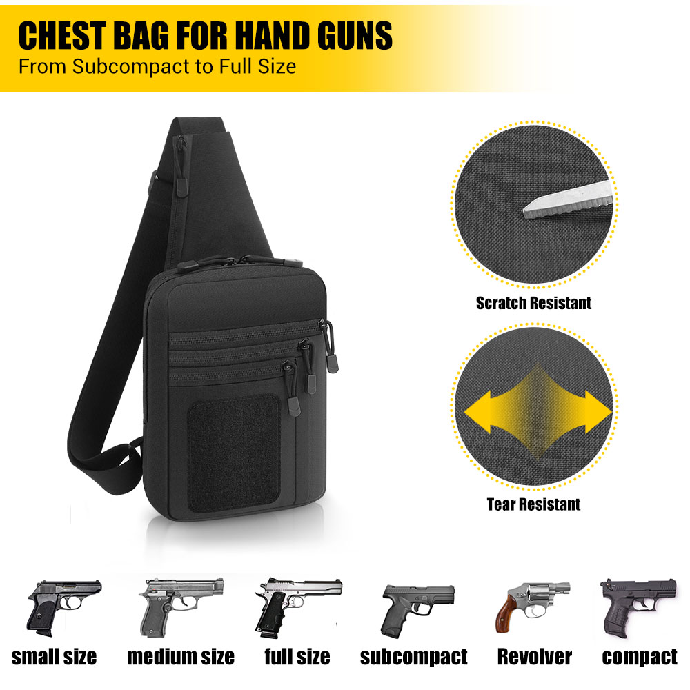 Tactical Pistol Gun Bag Concea - Edc Carry Pistols recension och pris
