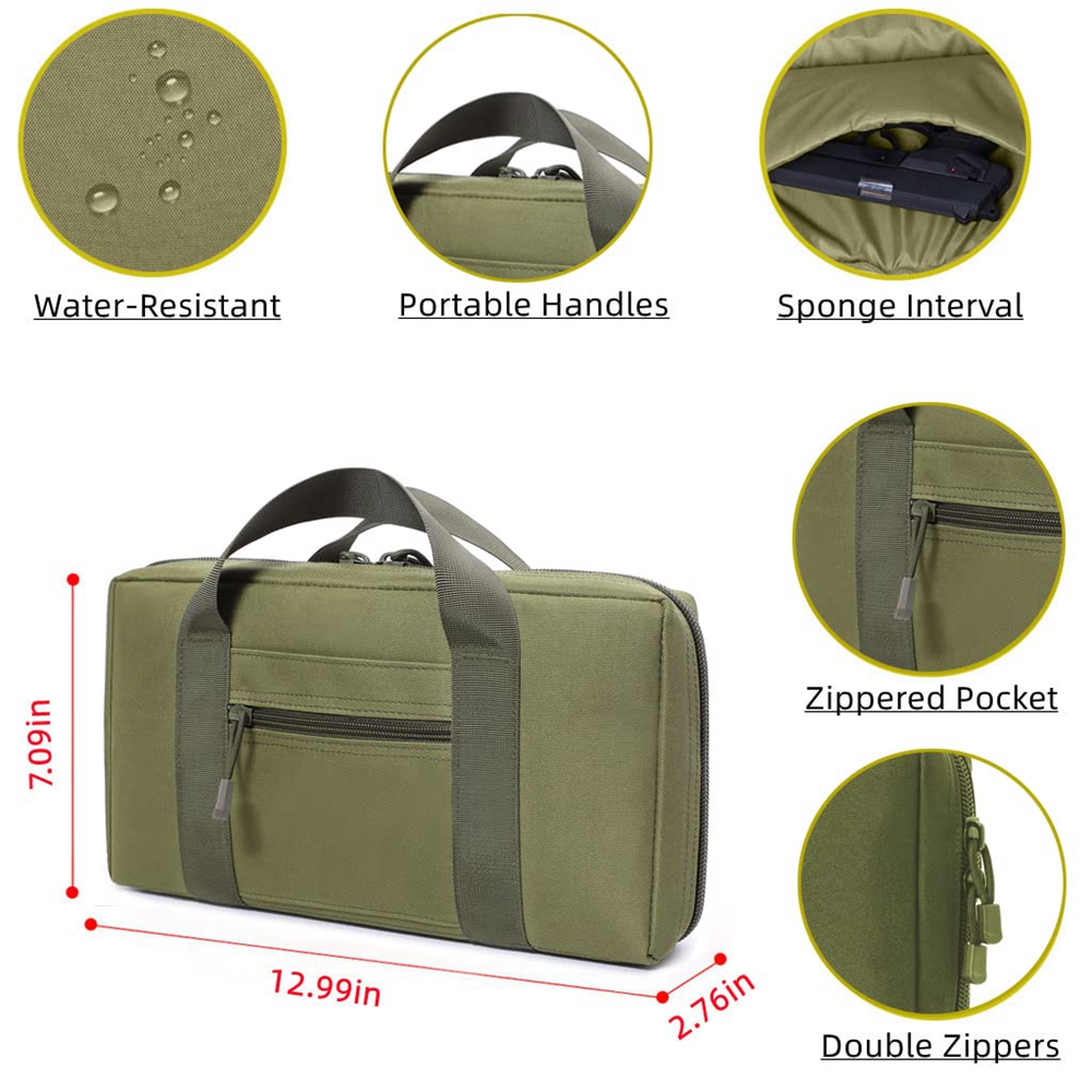 Tactical Pistol Range Bag Gun  - Edc Carry Pistols recension och pris