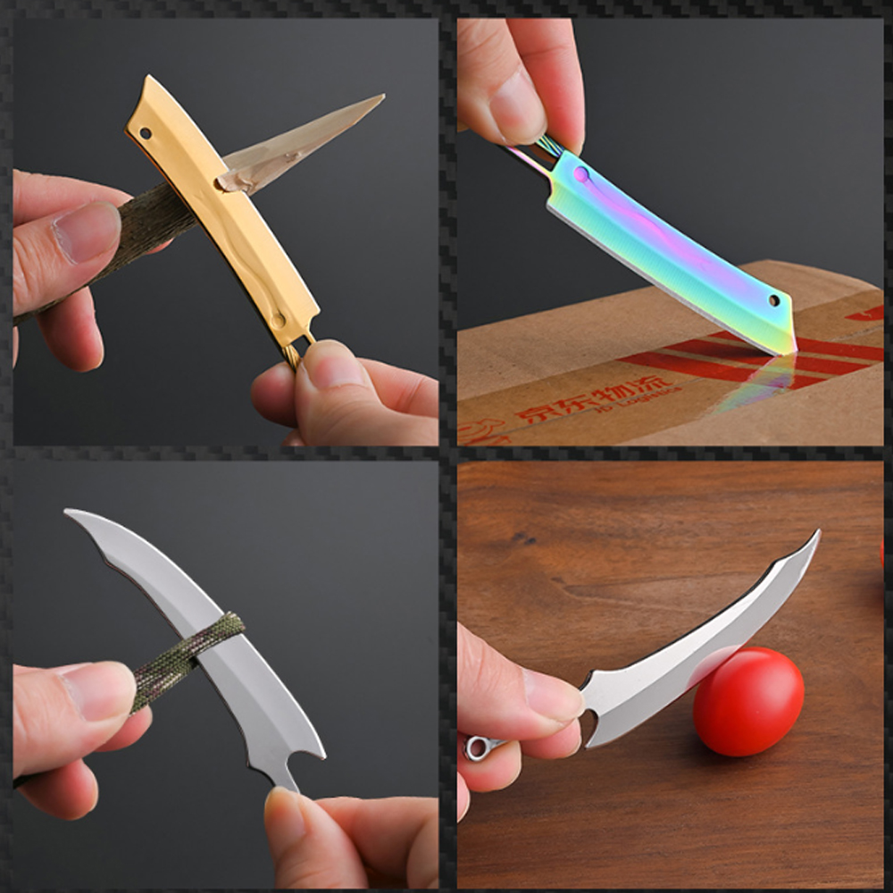 Titanium Mini Knife - Portable - Edc Everyday Carry Knives recension och pris
