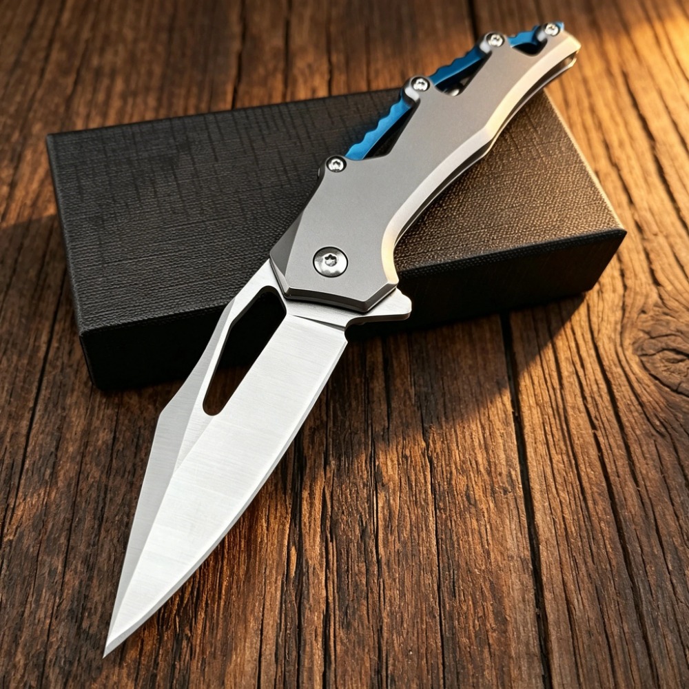 Compact EDC Folding Knife D2 S - Edc Everyday Carry Knives recension och pris