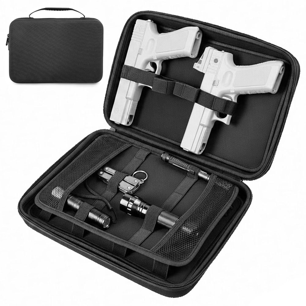 Tactical Pistol Gun Case Dual  - Edc Carry Pistols recension och pris