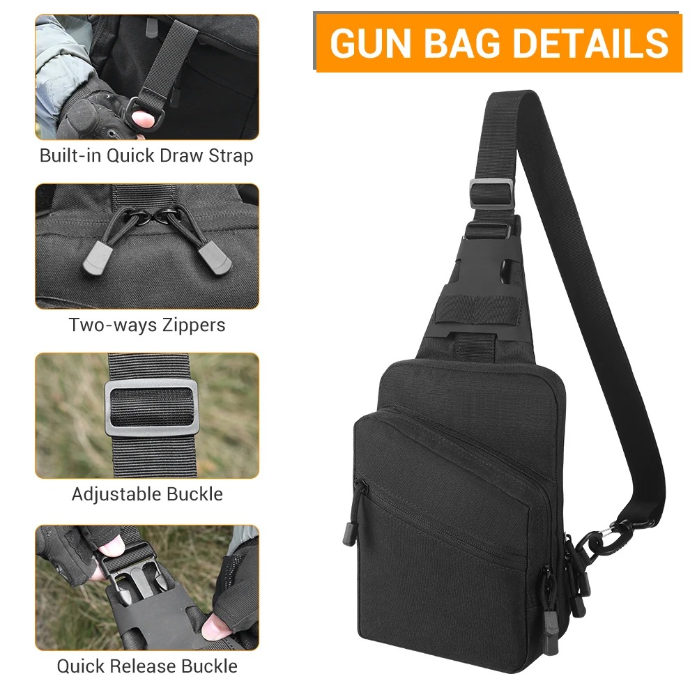 Tactical Pistol Gun Bag Concea - Edc Carry Pistols recension och pris